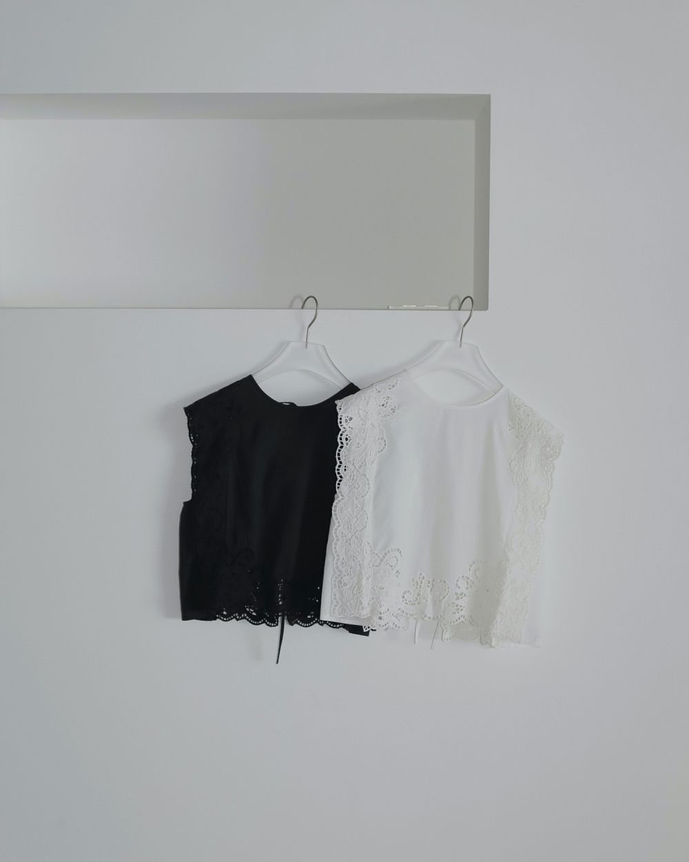 ànuke online store（アンヌーク） / Cutwork Box BlouseCutwork