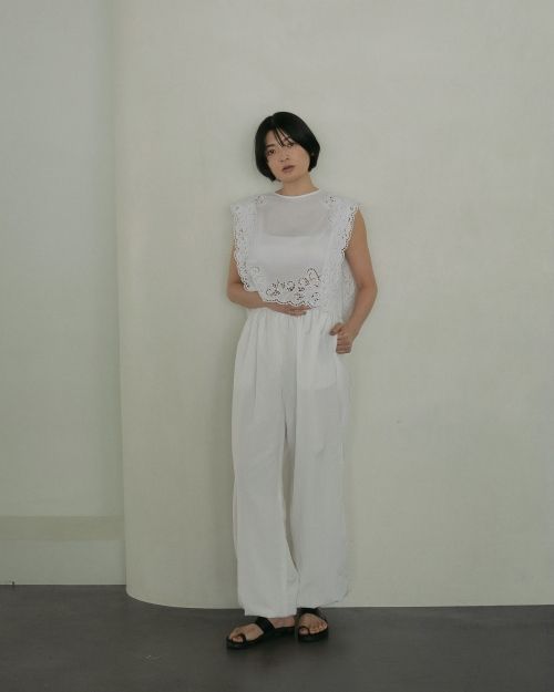 新品未使用タグ付き☆anuke☆ ボリュームカットワークブラウス ànuke online store（アンヌーク） / Volume Cutwork