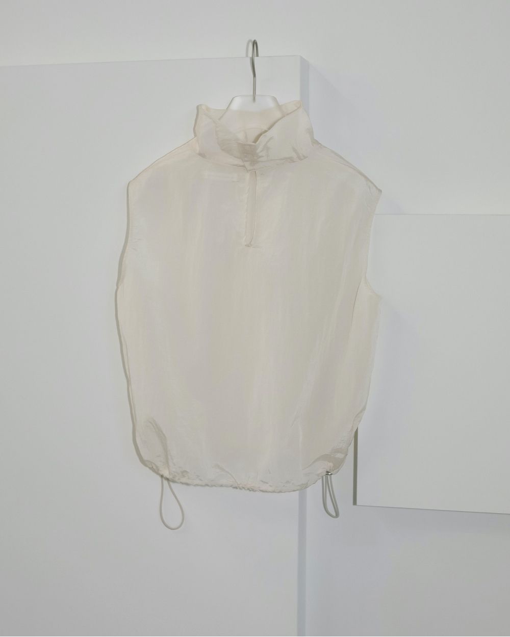 nounless SHEER CRUMPLE LADY TOPS シアートップス long sheer tops / ロングシアートップス（Tシャツ/カットソー