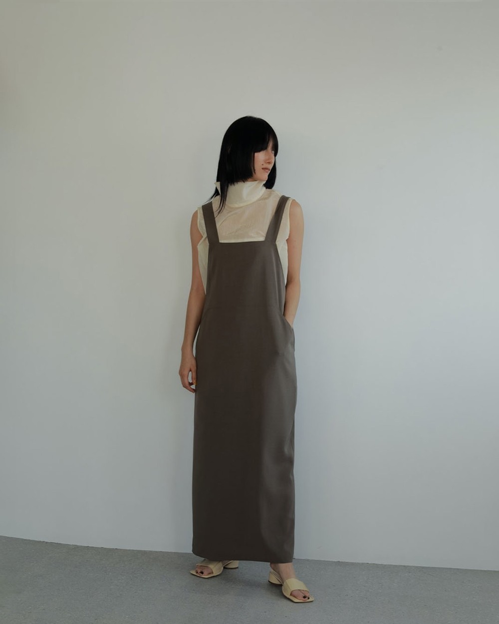 トップス ommo SHEER LAYERED TURTLE KT ànuke online store（アンヌーク） / Sheer Turtle TopsSheer