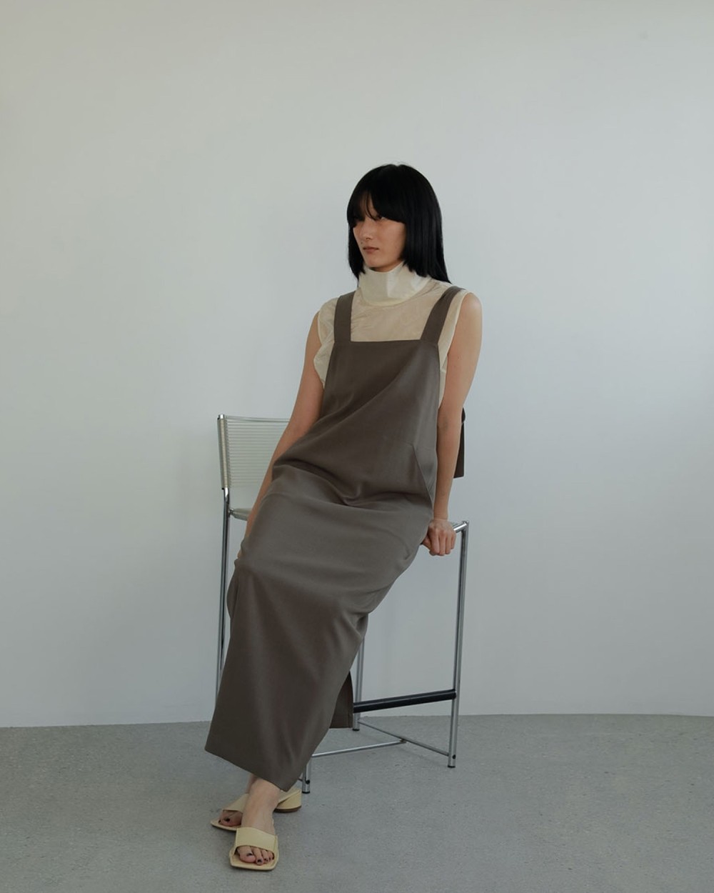トップス OMMO SHEER LAYERED TURTLE KT OMMO SHEER LAYERED TURTLE KT