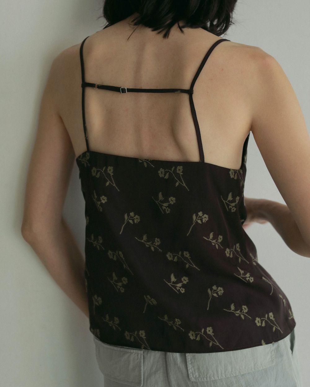 ANUKE アンヌーク Flower Jacquard Tops 即納 SALE ànuke online store（アンヌーク） / Flower Jacquard