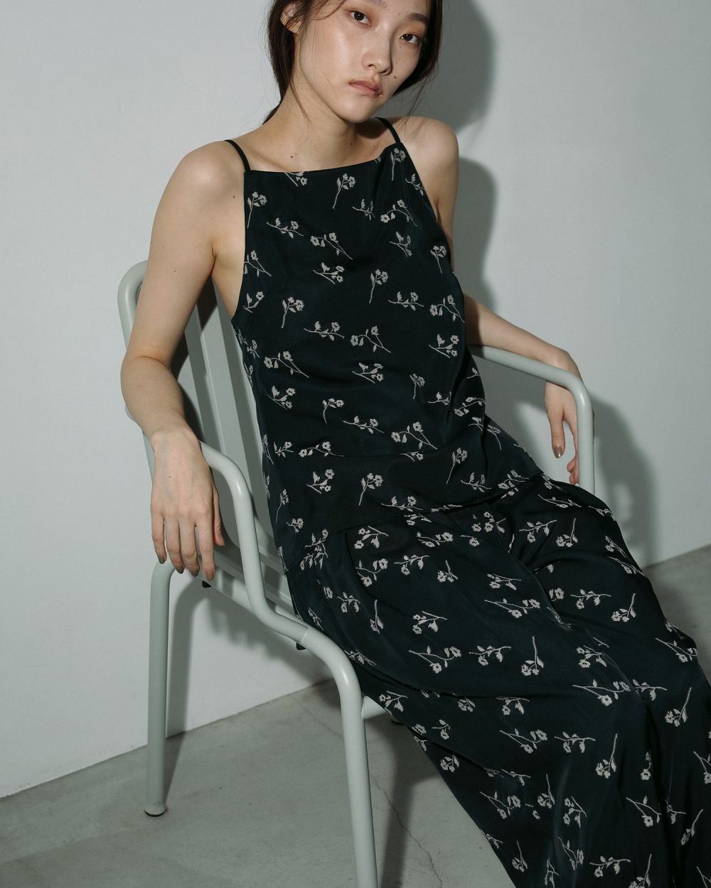 トップス anuke Flower Jacquard Tops ànuke online store（アンヌーク） / Flower Jacquard