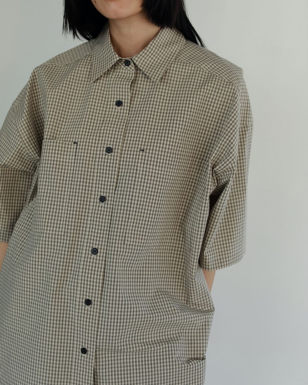 anuke Check Over Shirts チェックオーバーシャツ/62510435