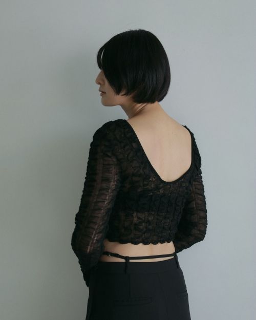 anuke ショートトップス ànuke online store（アンヌーク） / Shirring Short