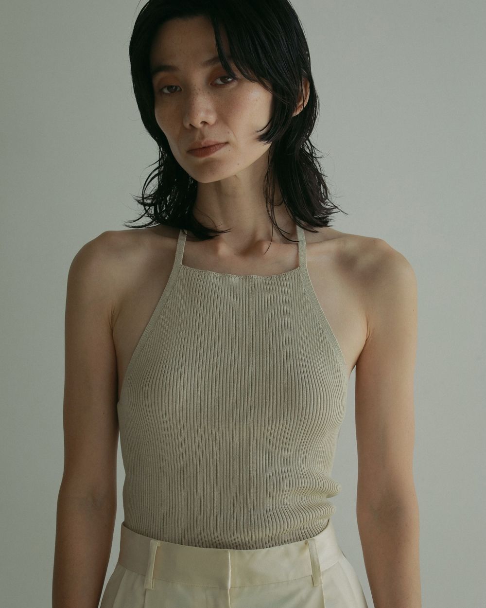 ànuke online store（アンヌーク） / Halter Rib KnitHalter Rib