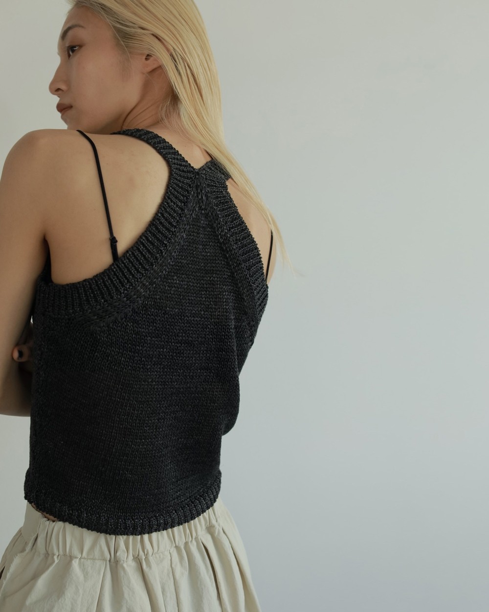 トップス anuke Paperyarn Knit Tanktop Paperyarn Knit Tanktop（タンクトップ）｜ànuke（アンヌーク