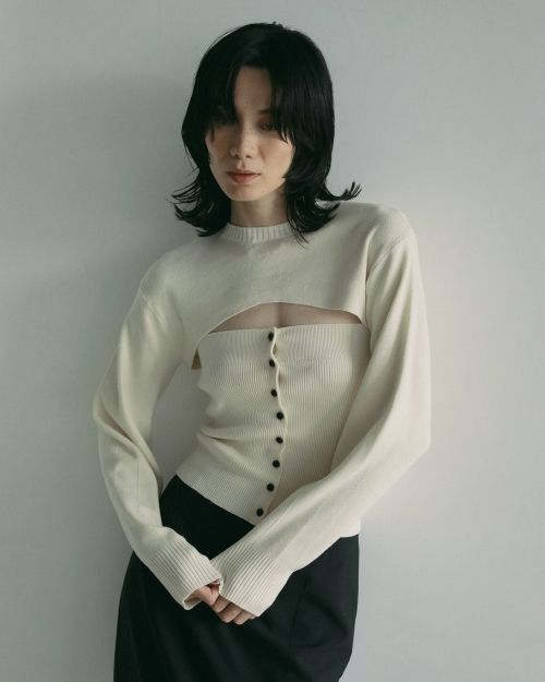 ànuke online store（アンヌーク） / Layered Knit CombiLayered