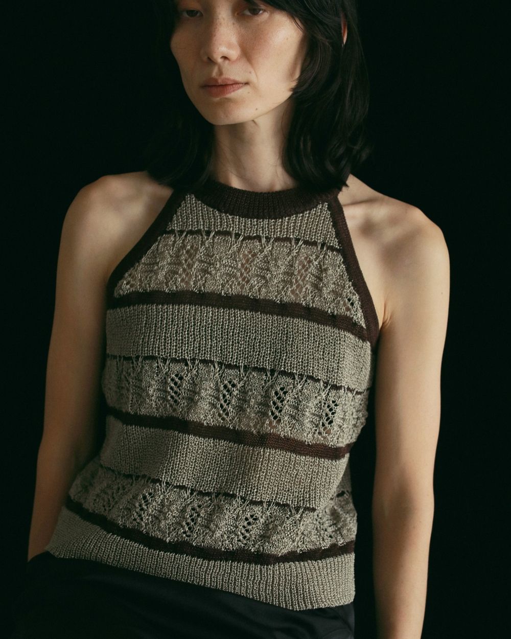 ànuke online store（アンヌーク） / Border Knit TanktopBorder