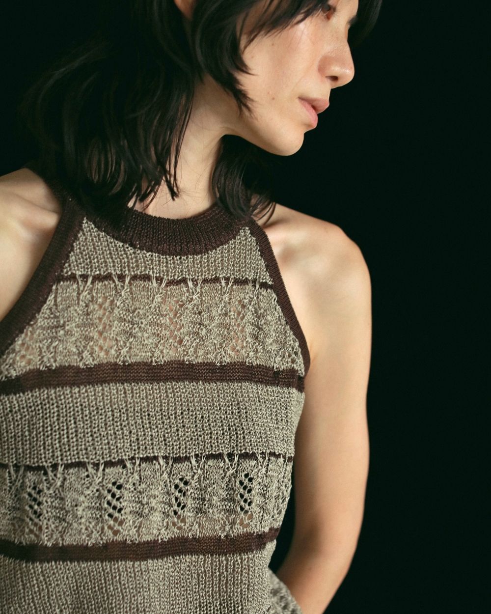 ànuke online store（アンヌーク） / Border Knit TanktopBorder