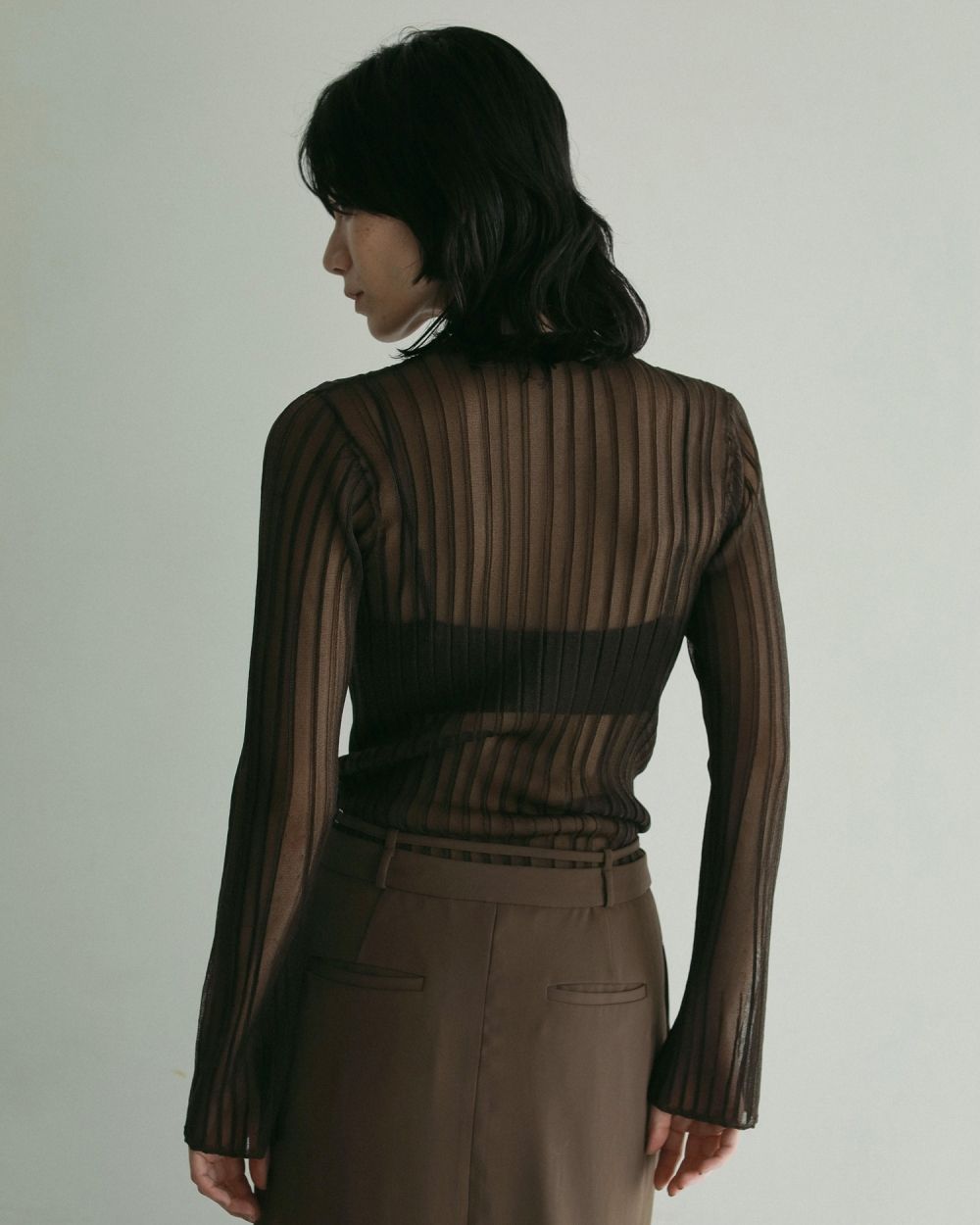 ニット セーター anuke Flare Sheer Knit 62510517 レディース ànuke online store（アンヌーク） / Flare Sheer KnitFlare