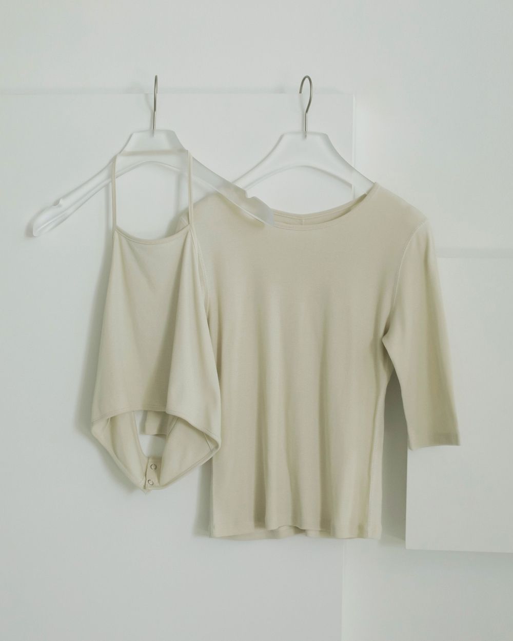 anuke 美品 Layered Cut T-shirts アイボリー ànuke online store(アンヌーク) / Layered Highgauge T