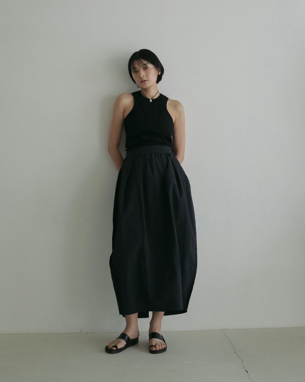 anuke Padin Americansleeve Tanktop 2枚 ànuke online store（アンヌーク） / Padin Americansleeve