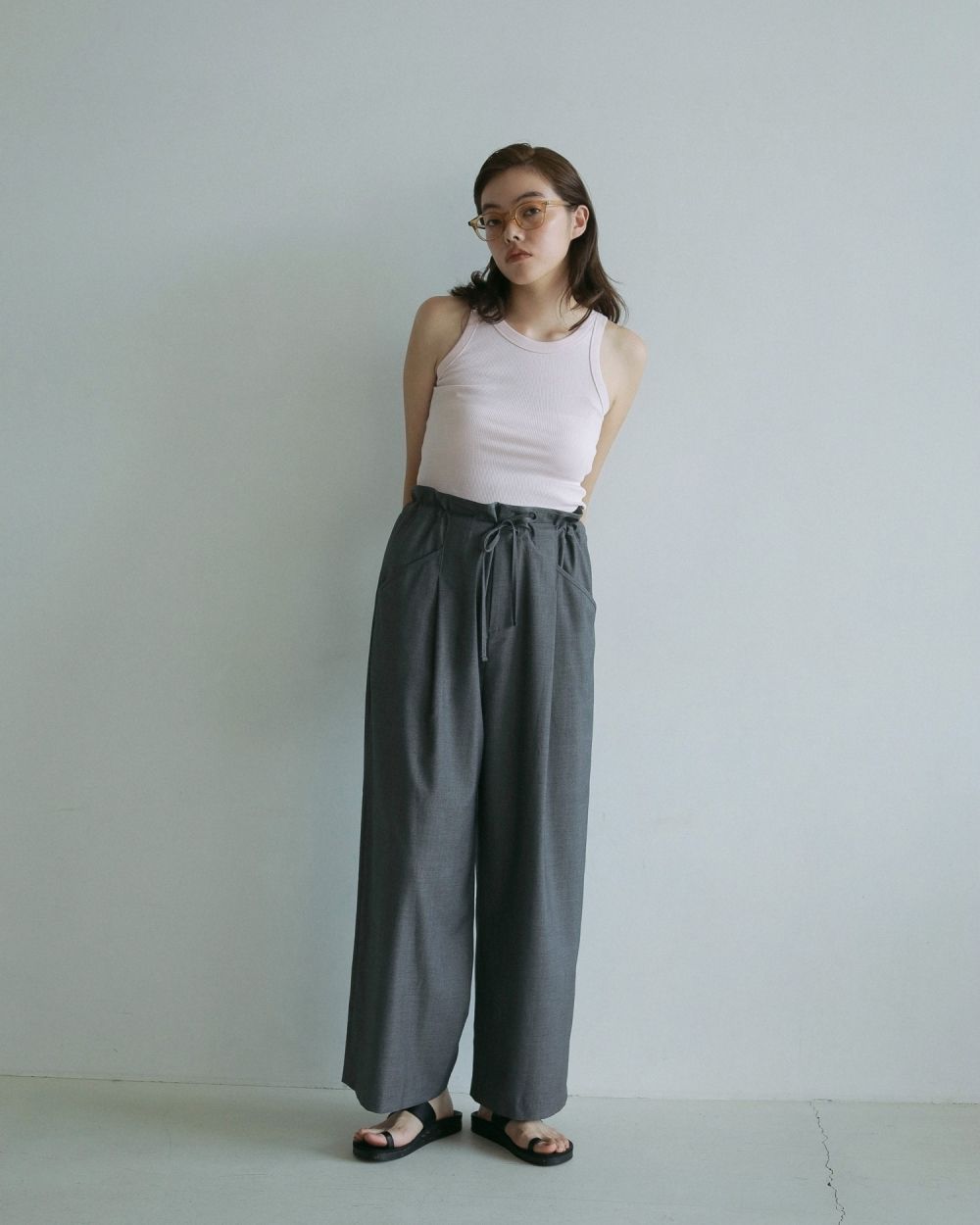 L.G.B. バッククロスタンクトップ　サイズ0 GU（ジーユー）の「スポーツブラタンクトップ(バッククロス)GA