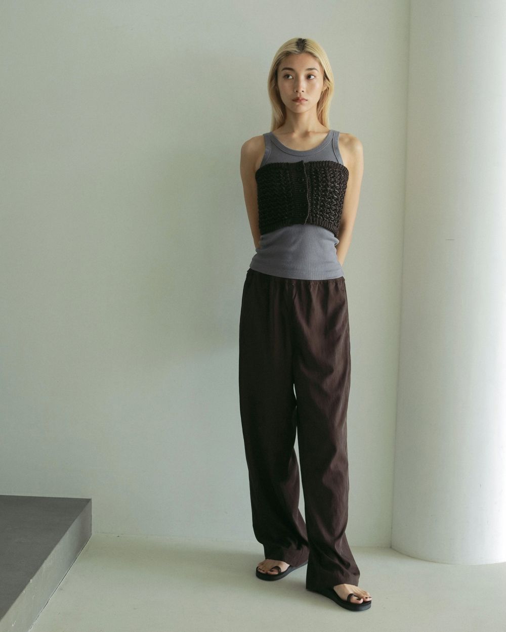 ànuke online store（アンヌーク） / Basic Rib TanktopBasic