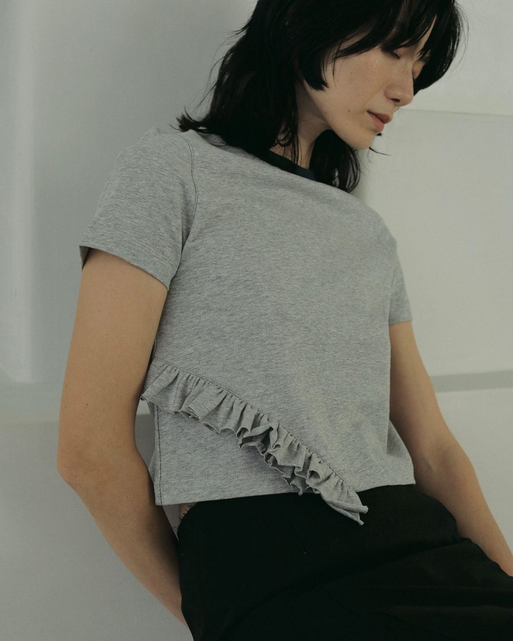 tシャツ anuke Compact Frill T-shirts 62510620 レディース ànuke online store（アンヌーク） / Compact Frill T