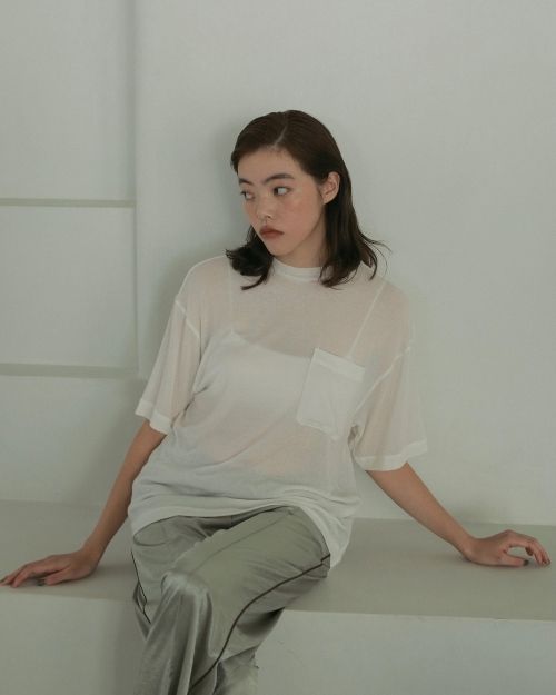 anuke Stitch Bra Top ブラウン ànuke - Stitch Bra Top / ステッチブラトップ (ブラウン) | Sir