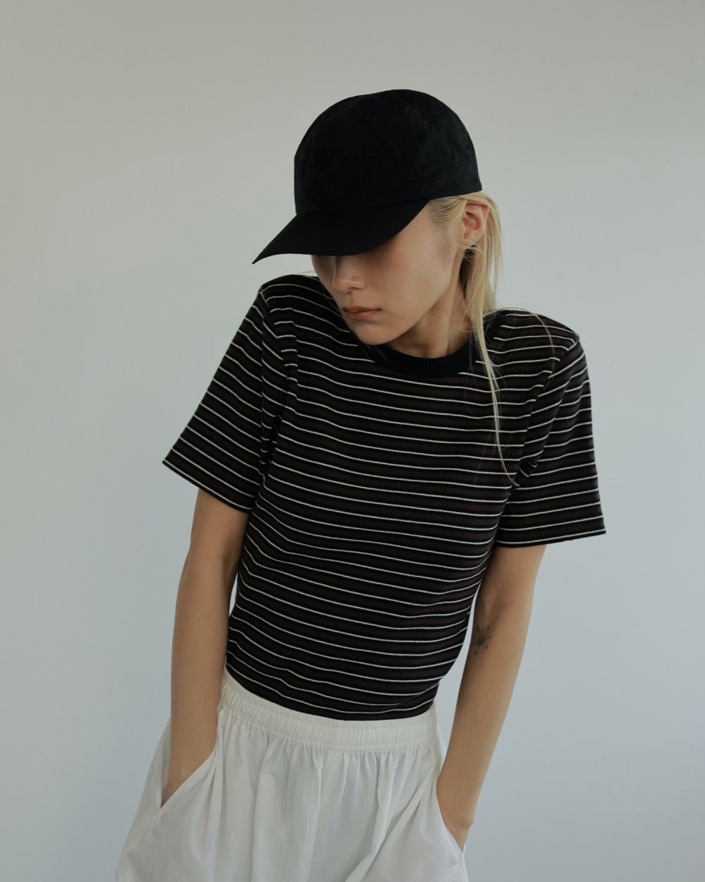 ànuke online store（アンヌーク） / Border Rib T-shirtsBorder