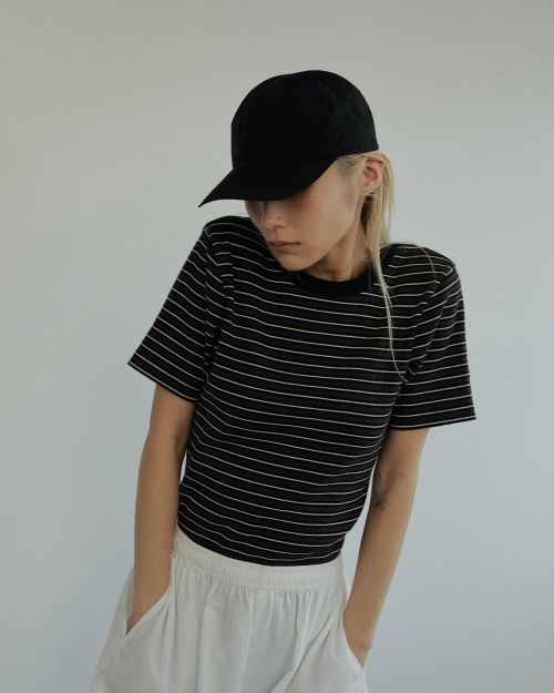 ストライプ柄 長袖Tシャツ　アンヌーク ànuke online store（アンヌーク） / Border Rib T-shirtsBorder