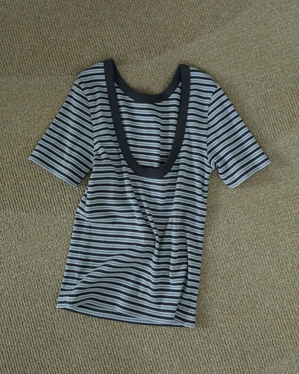 ànuke online store（アンヌーク） / Border Rib T-shirtsBorder