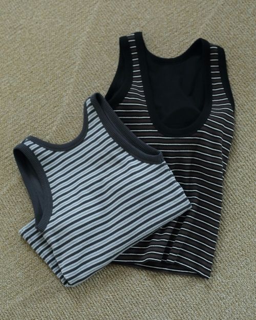 anuke　Border Rib T-shirts ボーダーリブTシャツ ànuke online store（アンヌーク） / Border Rib T-shirtsBorder
