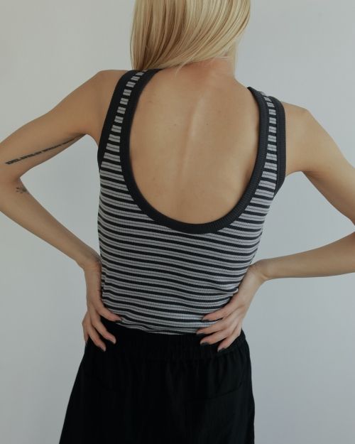 ànuke online store（アンヌーク） / Border Rib T-shirtsBorder