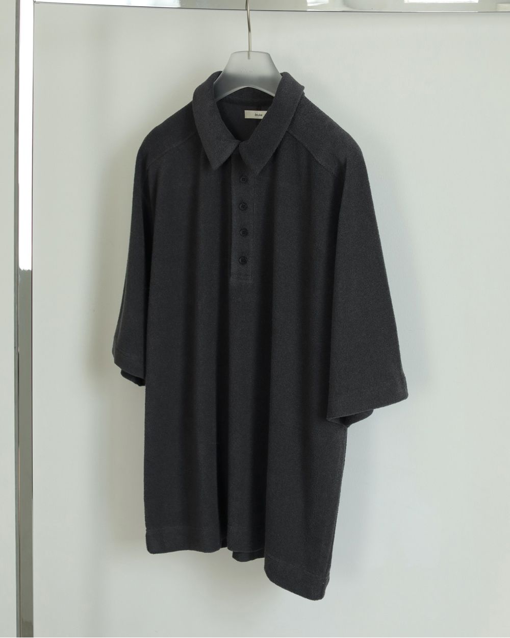 アンヌーク　Pile Polo Tops チャコールグレー ànuke online store（アンヌーク） / Pile Polo TopsPile Polo