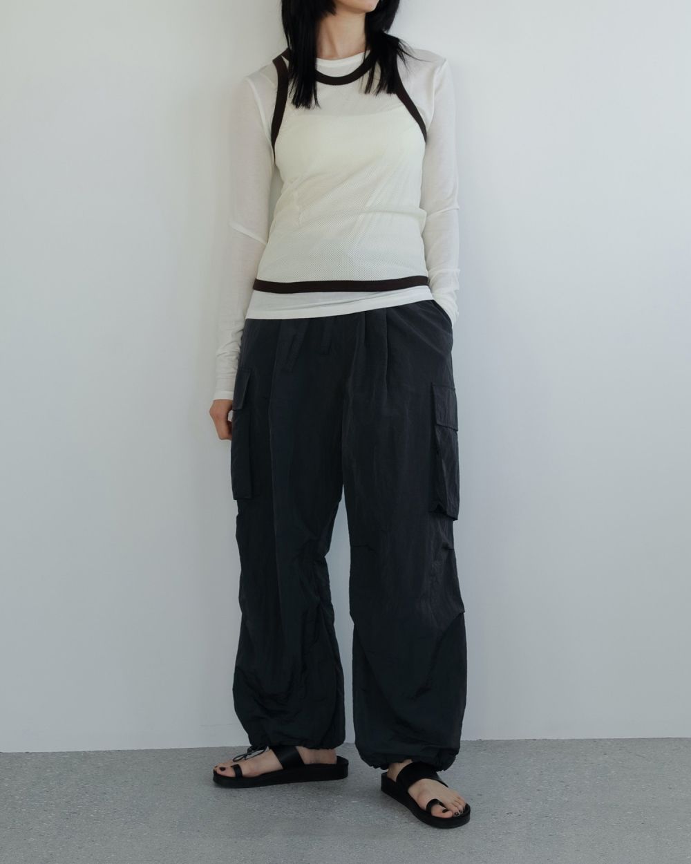 ànuke online store（アンヌーク） / Nylon Cargo Pants Nylon