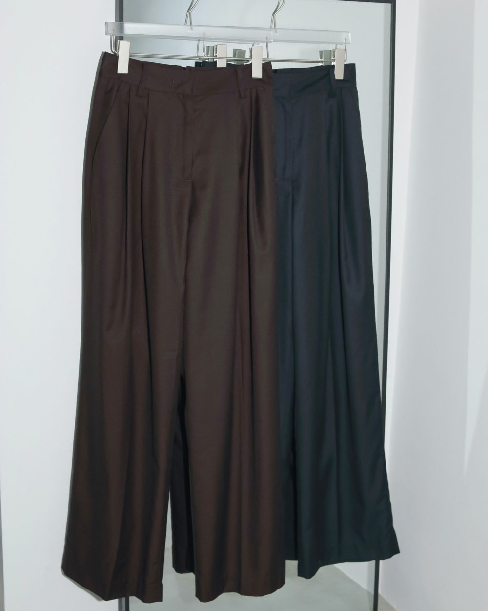 ànuke online store（アンヌーク） / Twill Wide PantsTwill