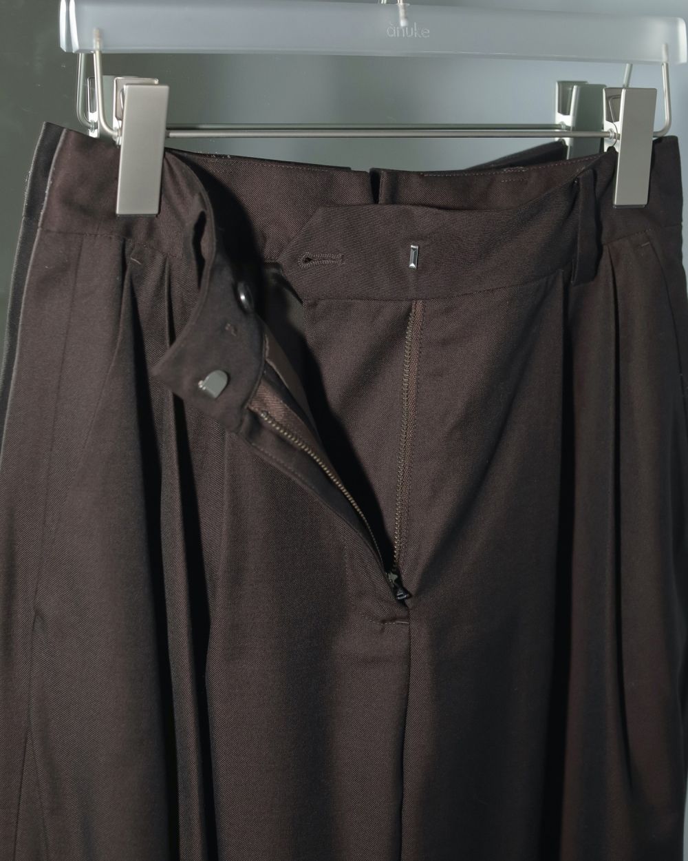 Twill Wide Pants Twill Wide Pants,ツイルワイドパンツ,62510705,パンツ,ボトムス,ワイドパンツ,ツイル素材,ànuke,トアンヌーク,lifes,ライフズ,25ss