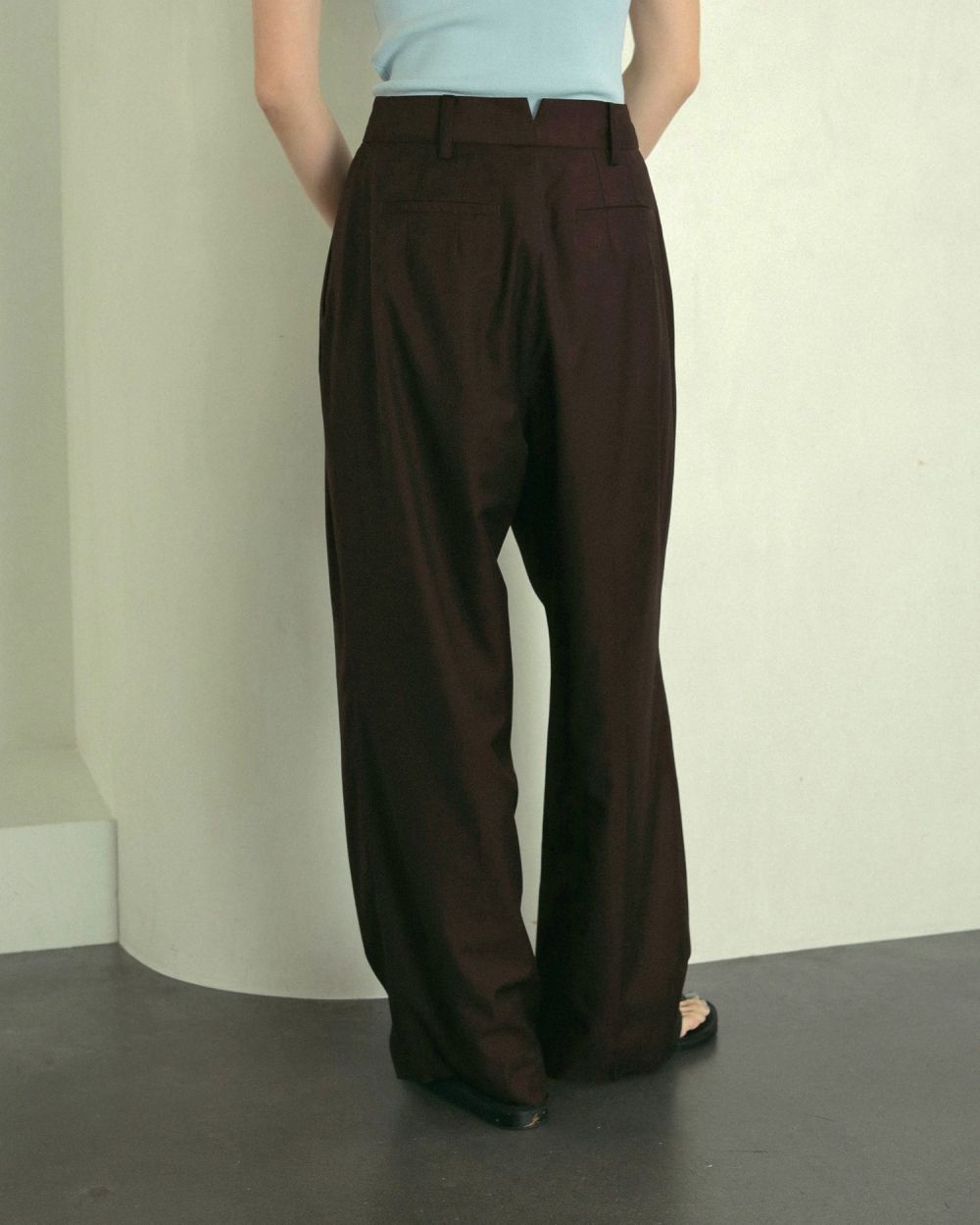anuke ワイドパンツ(サイズ38) ànuke online store（アンヌーク） / Twill Wide PantsTwill