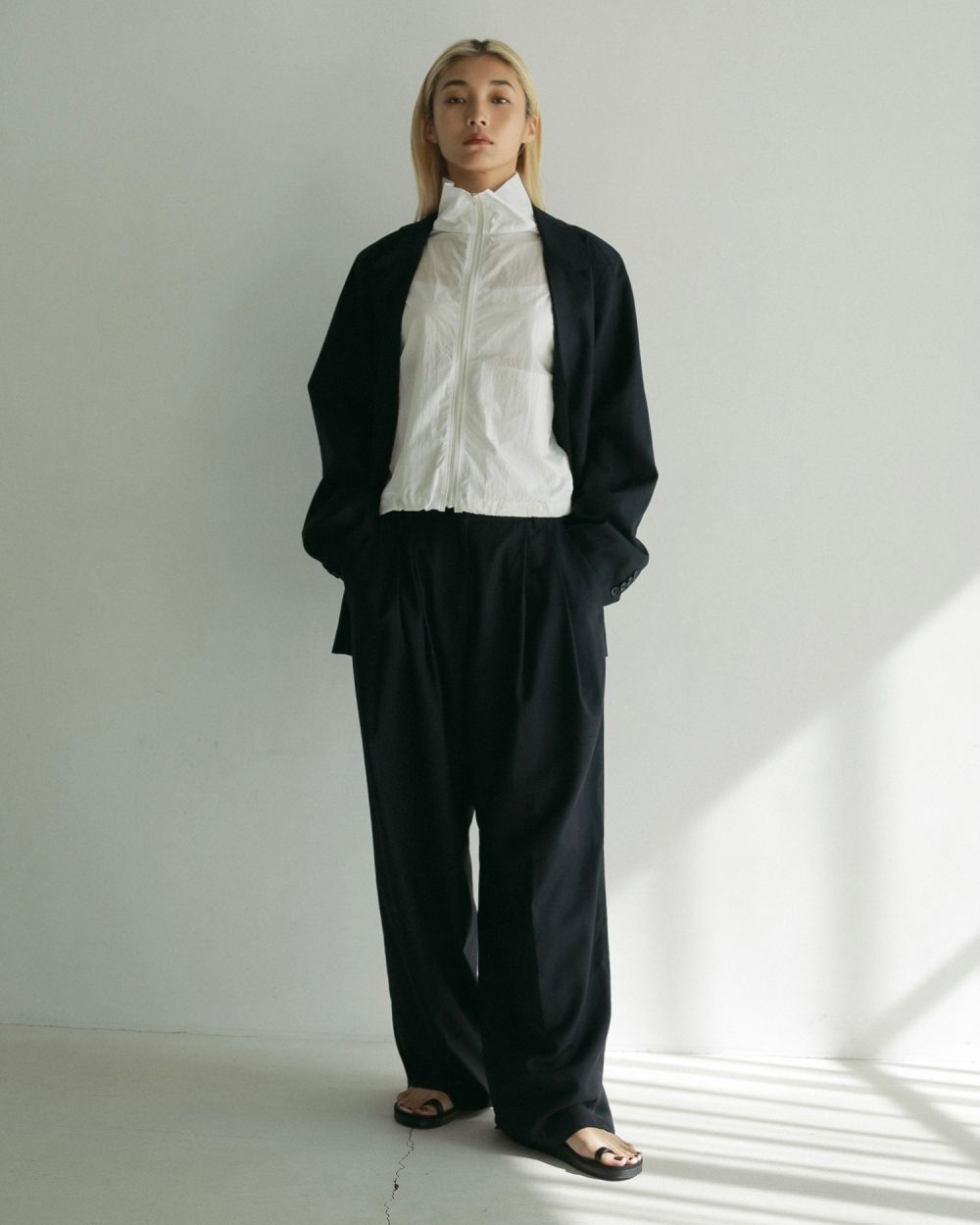 ànuke online store（アンヌーク） / Twill Wide PantsTwill