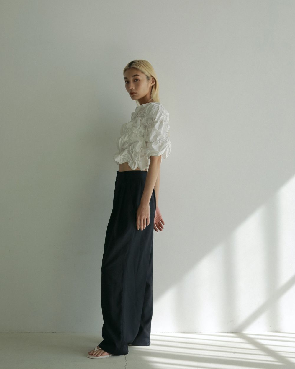 anuke ワイドパンツ(サイズ38) ànuke online store（アンヌーク） / Twill Wide PantsTwill