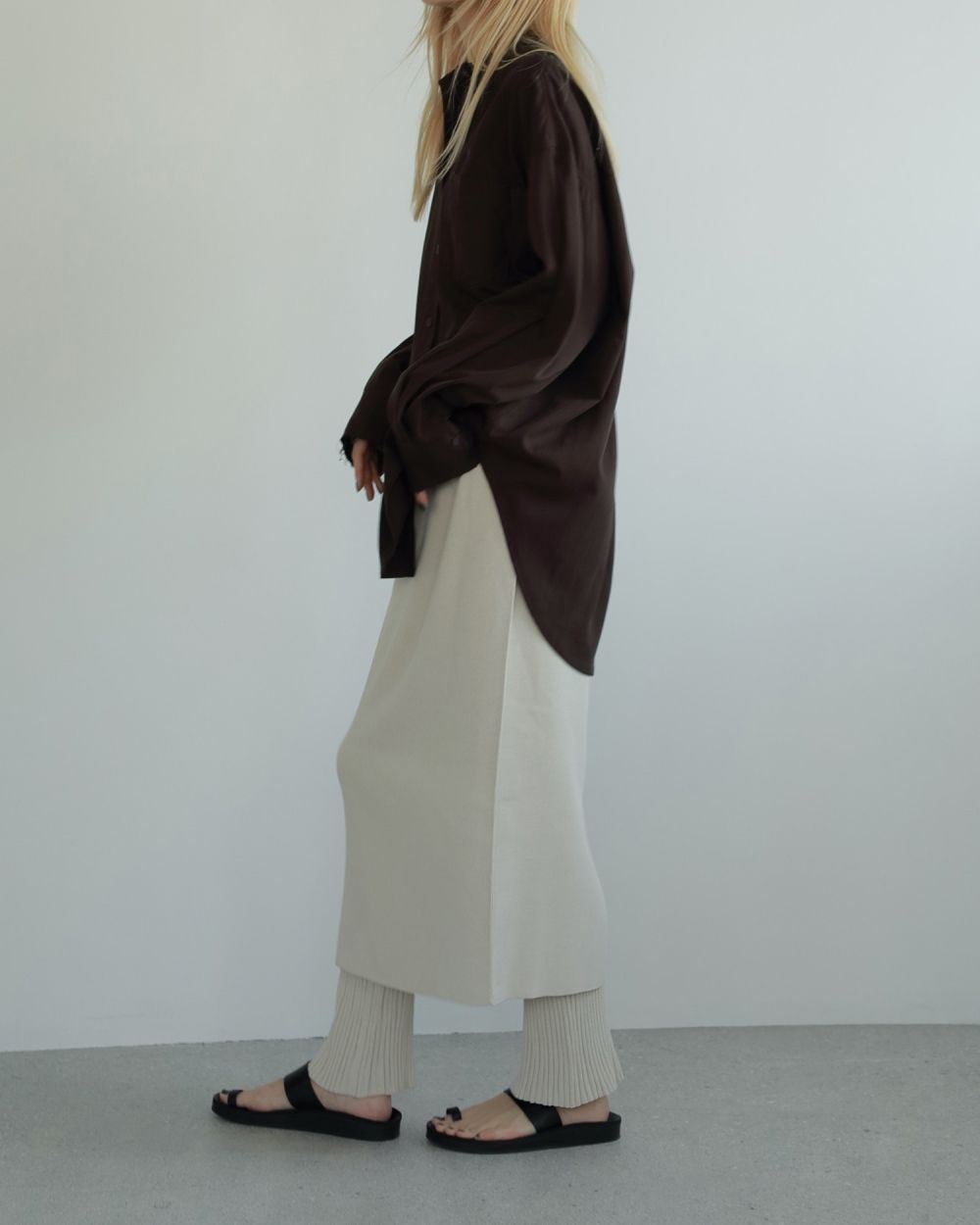 ànuke online store（アンヌーク） / Mixknit Skirt