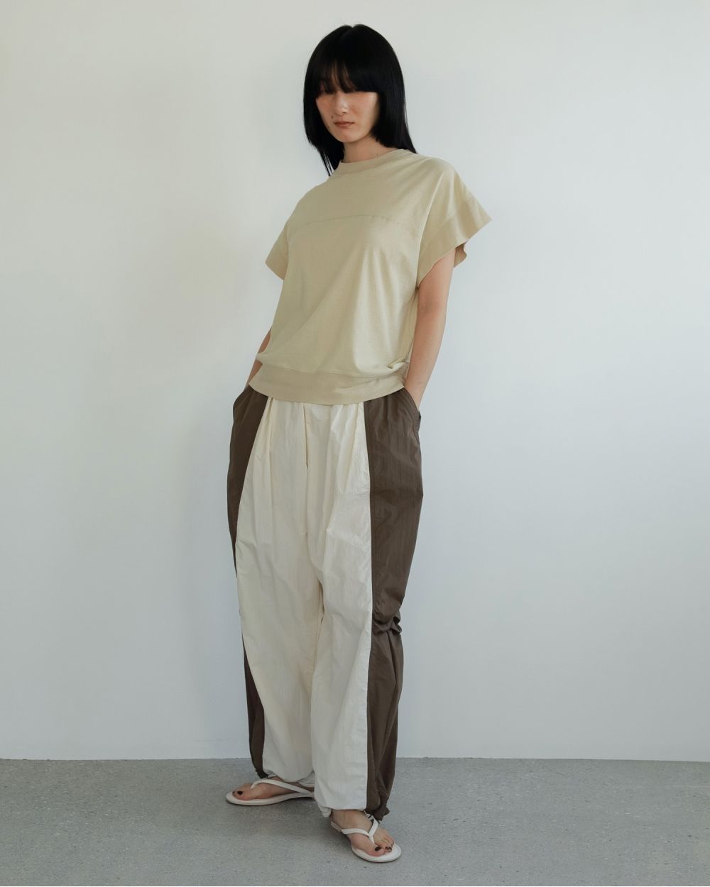 レビュー高評価の商品！ store（アンヌーク） online ànuke / Parachute Bicolor パンツ