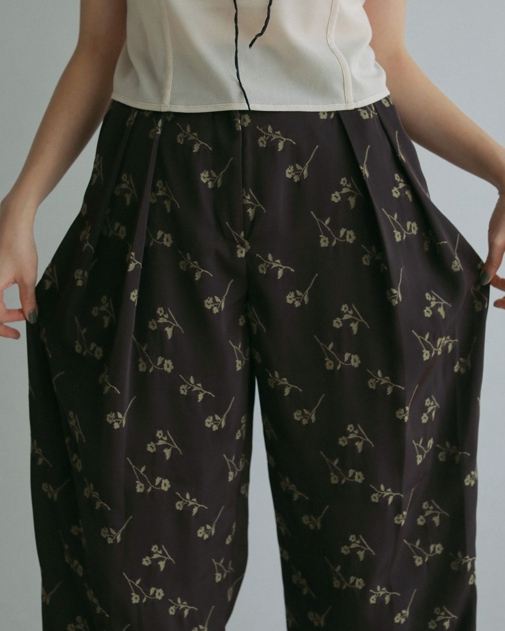 ànuke online store（アンヌーク） / Flower Jacquard