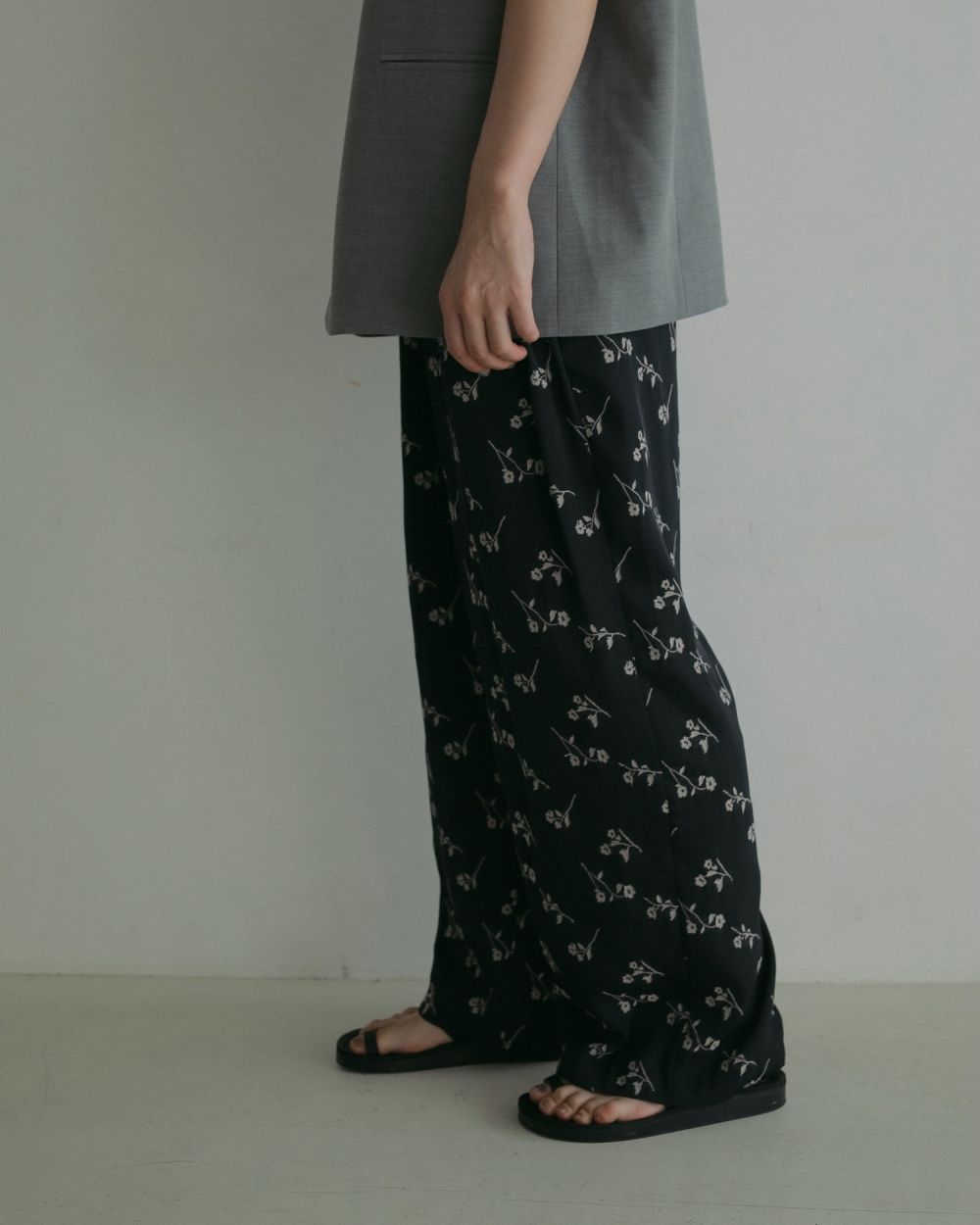 パンツ Flower Jacquard Trousers フラワージャガードパンツ – juday