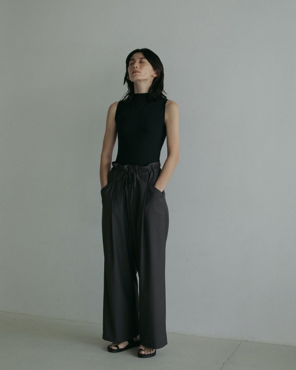 パンツ anuke Drawstring Loose Pants ànuke online store（アンヌーク） / Drawstring Sweat