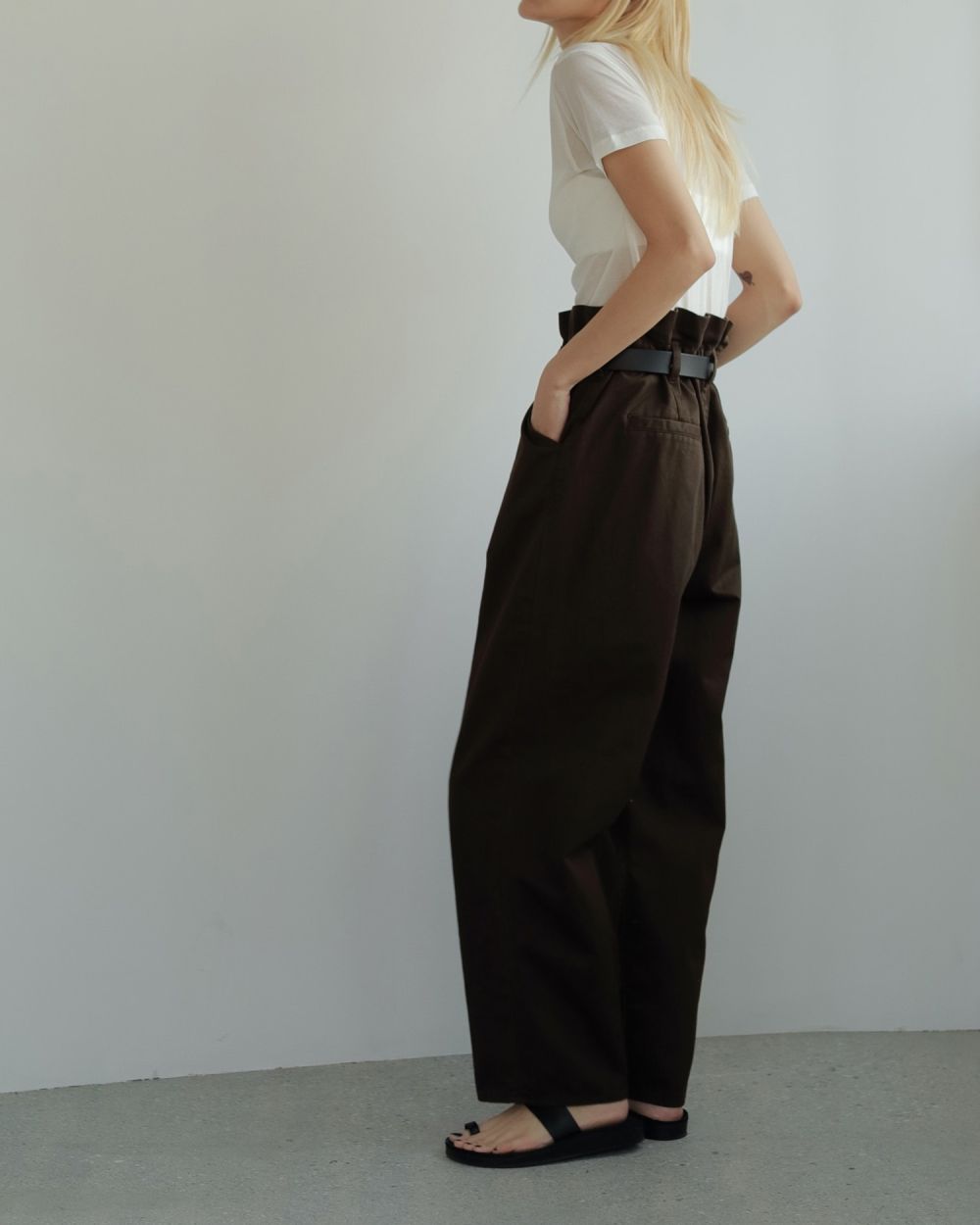 anuke　Waist Tuck Denim38 ànuke online store（アンヌーク） / Waist Tuck DenimWaist