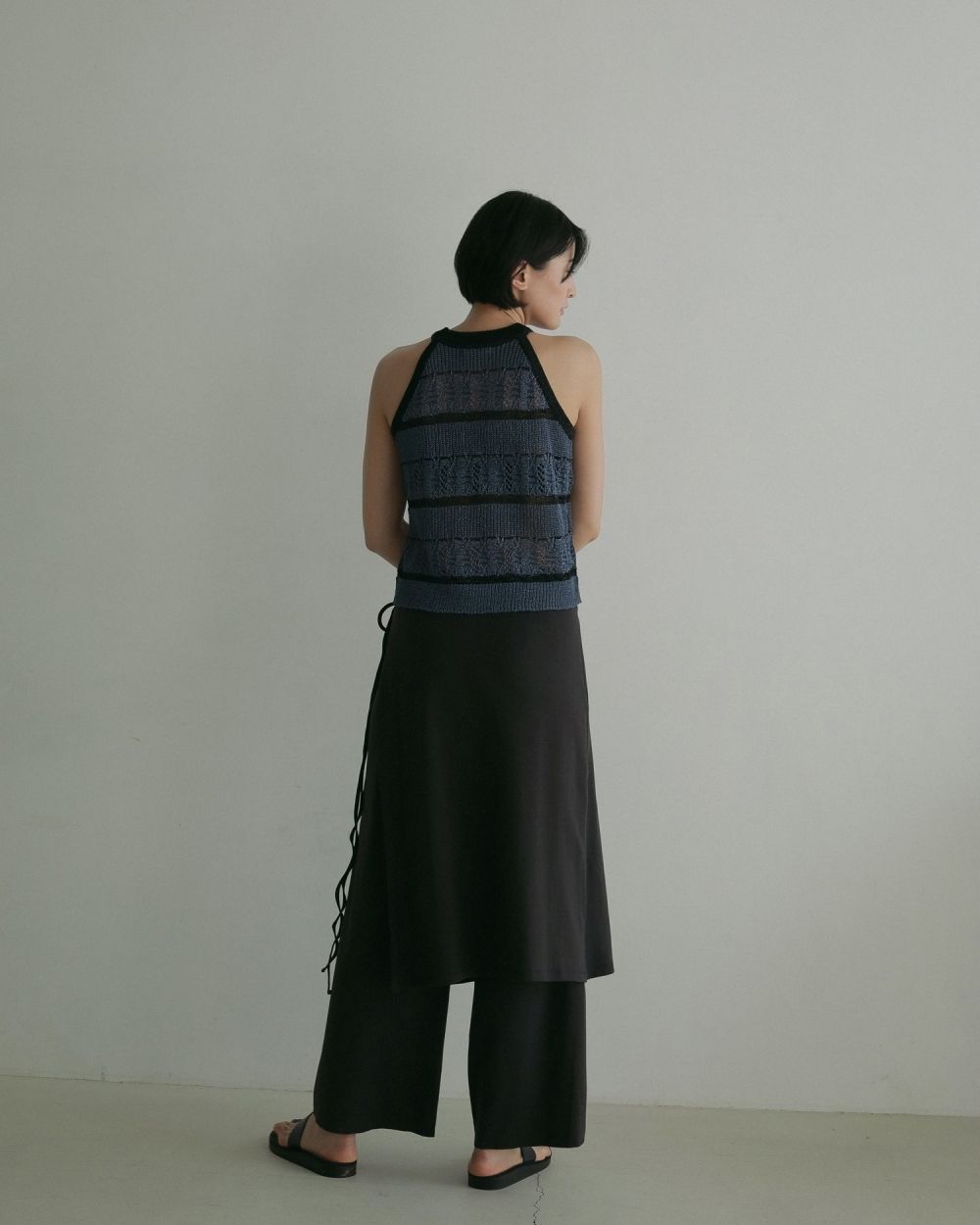 ànuke online store（アンヌーク） / Layered Cut PantsLayered