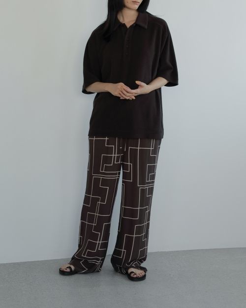 Geometry fancy easy pants品番:H831071 ànuke online store（アンヌーク） / Geometric Easy