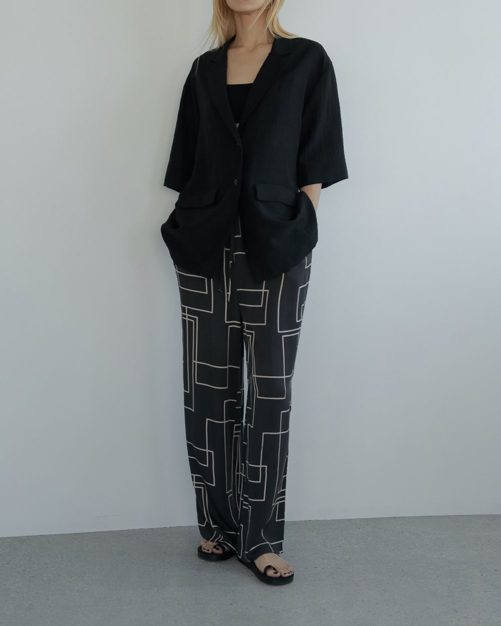 anuke アンヌーク Geometric Easy Pants イージーパンツ ànuke online store（アンヌーク） / Geometric Easy