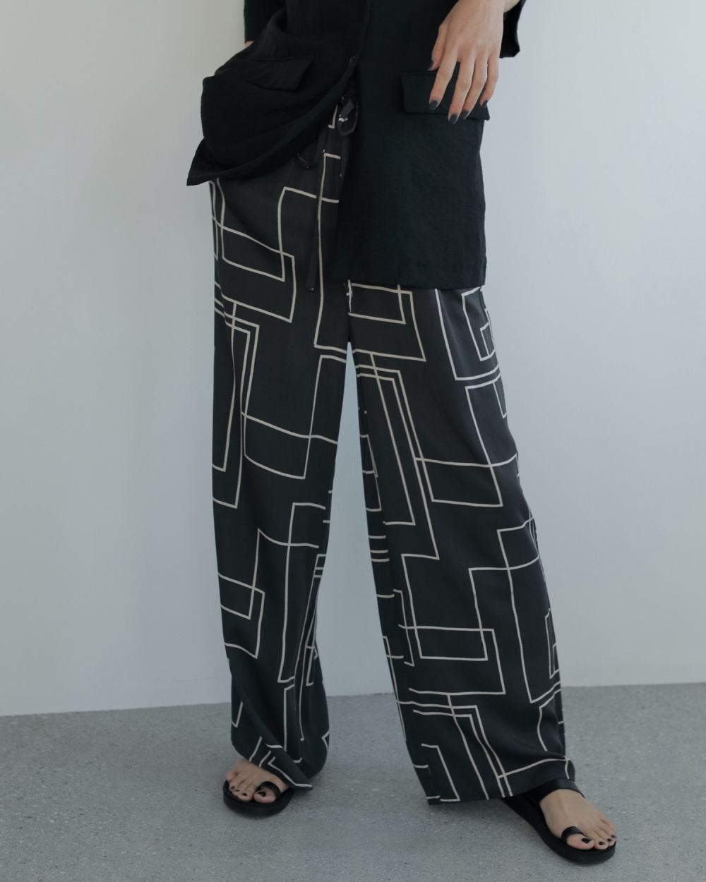 anuke アンヌーク Geometric Easy Pants イージーパンツ ànuke online store（アンヌーク） / Geometric Easy