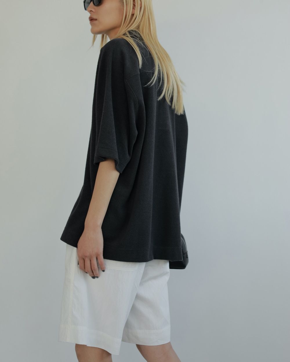 ポ*ポ様 アンヌーク Easy Half Pants ブラック36 ànuke online store（アンヌーク） / Easy Half PantsEasy Half