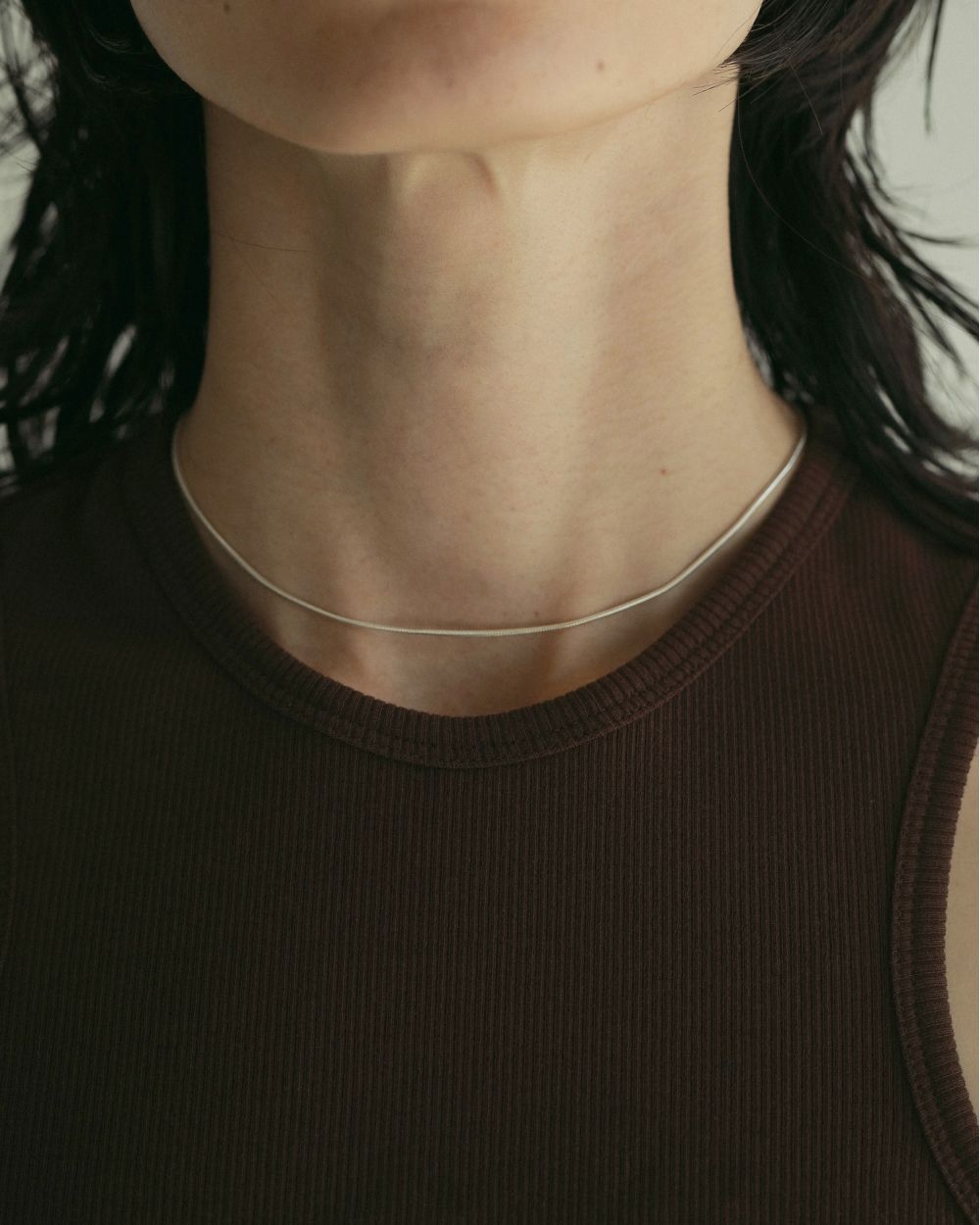 Snake Chain Necklace Snake Chain Necklace,スネークチェーンネックレス,62510906,ネックレス,アクセ,アクセサリー,きれいめ,ànuke,トアンヌーク,lifes,ライフズ,25ss