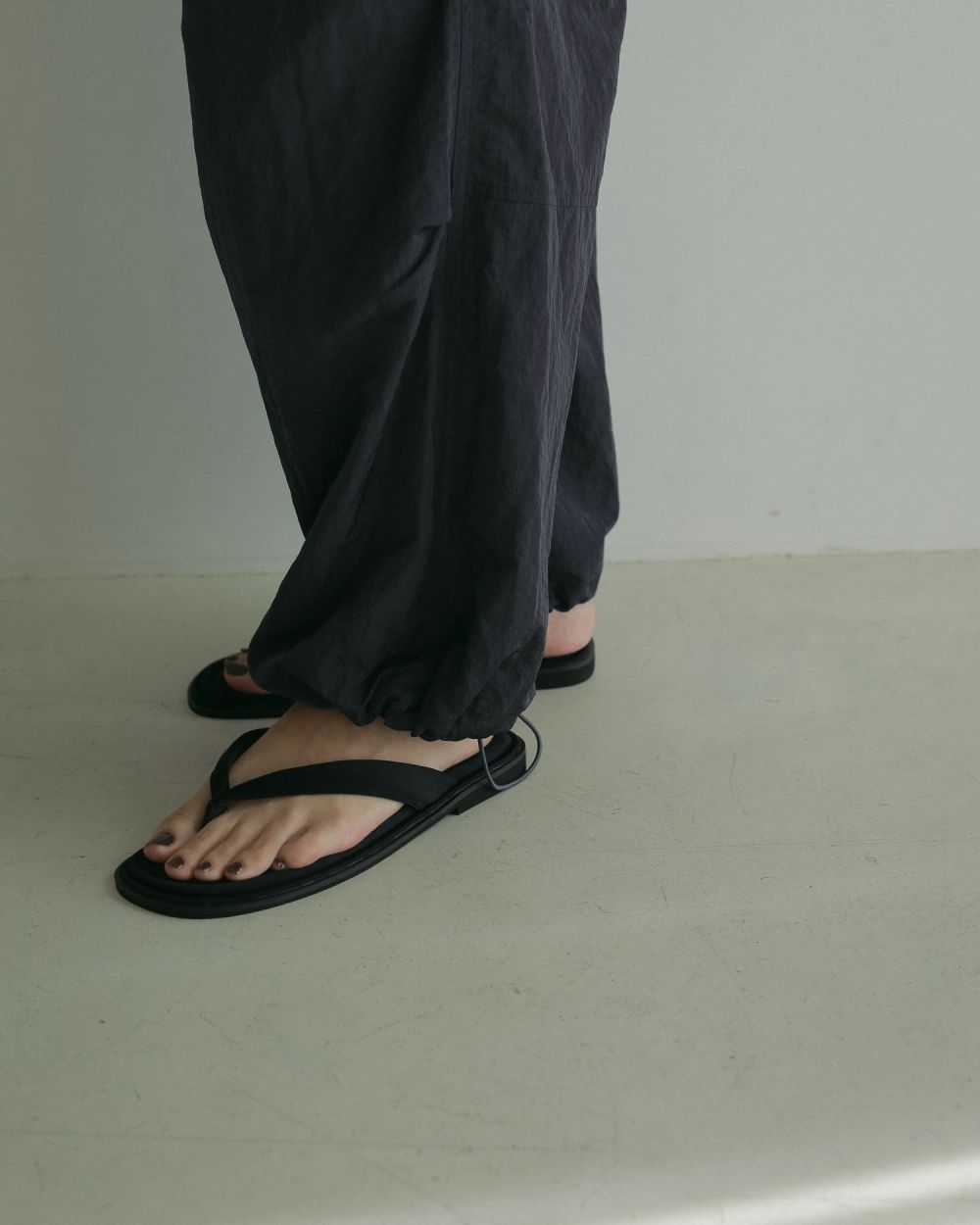 靴 anuke Square Tong Sandals Black 37 靴 anuke Square Tong Sandals Black 37 anuke Square Tong