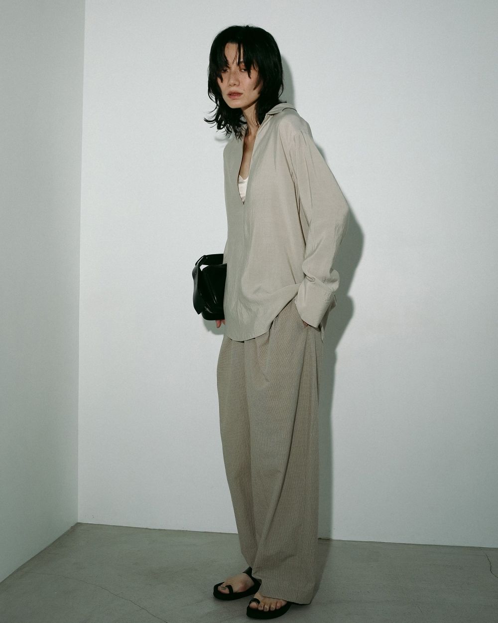 【美品】anuke Ecoleather Belt Sandals 38 ànuke online store（アンヌーク） / Ecoleather Belt