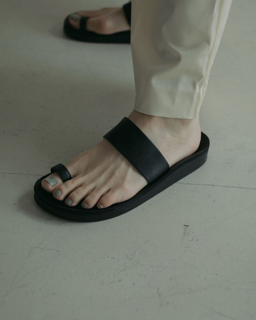 anuke アンヌーク Ecoleather Belt Sandals　38 ànuke online store（アンヌーク） / Ecoleather Belt