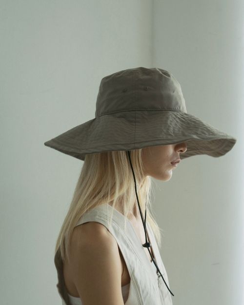 Stich Brim Hat / anuke / ナイロンハット / Black ànuke online store（アンヌーク） / Stich Brim HatStitch