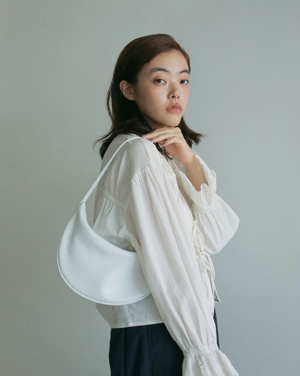 ànuke online store（アンヌーク） / Leather Round BagLeather